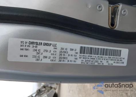 2010 Dodge Journey Sxt z USA, uszkodzony, nr VIN 3D4PH5FV4AT122651